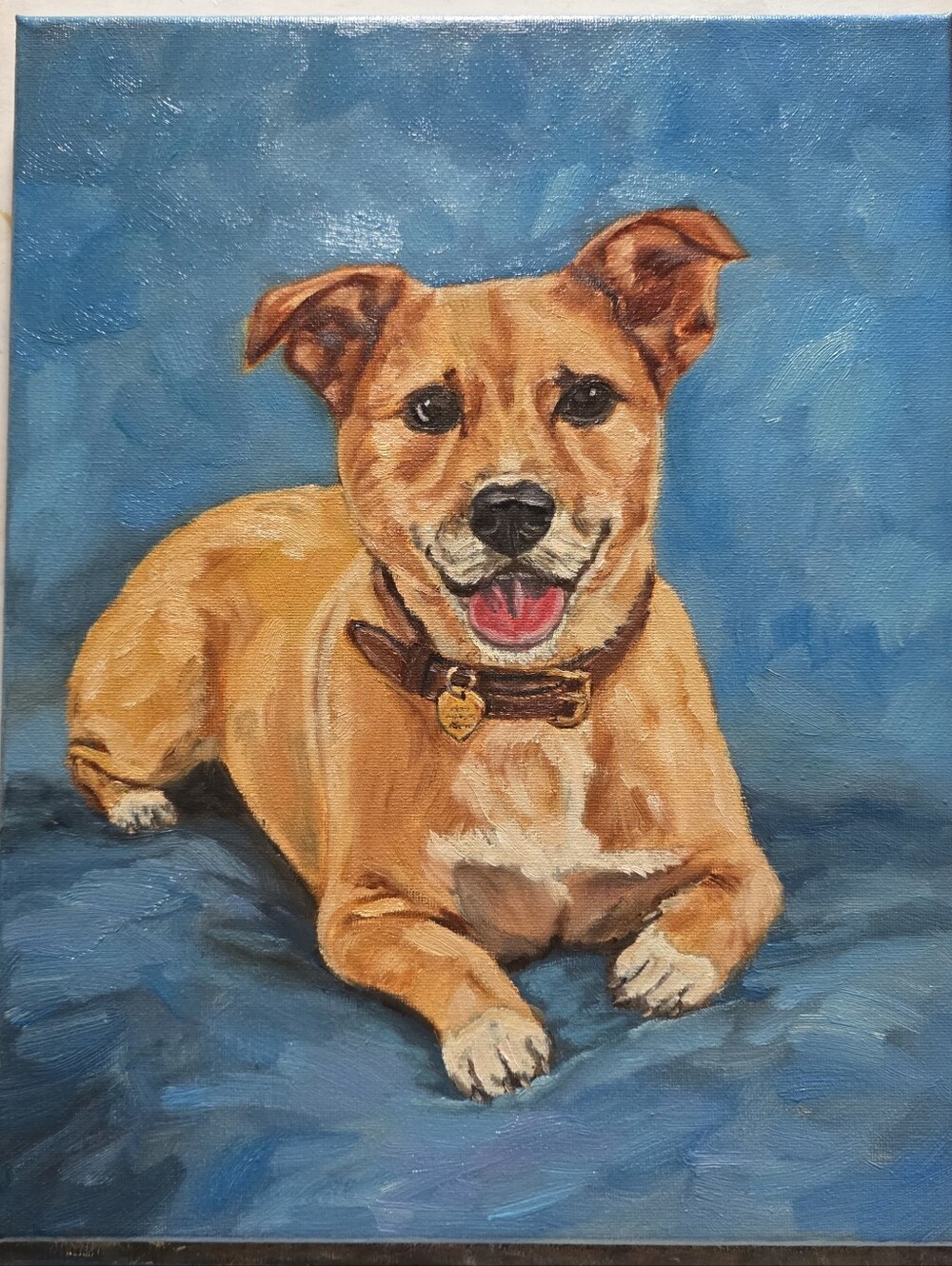 Abstract oil Painting Beautifull  Dog. - Picture 2 of 2